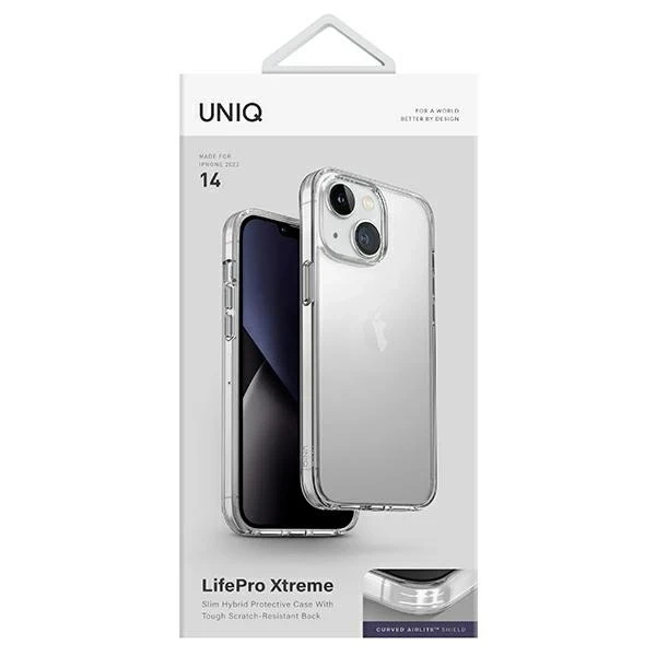 UNIQ LifePro Xtreme phone case for Apple iPhone 14 6.1" transparent/crystal clear