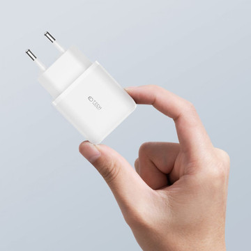 Ladegerät C20W 2-Port USB-C - USB PD20W / QC3.0 Weiß