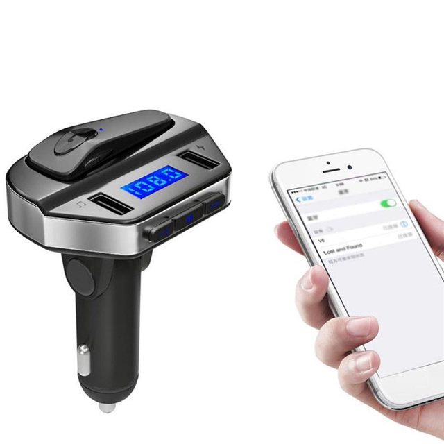 Car FM Transmitter Bluetooth 5.0 V6 Wireless Earphone