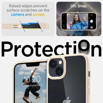 Spigen ultra hybridní iphone 14 plus pískově béžový