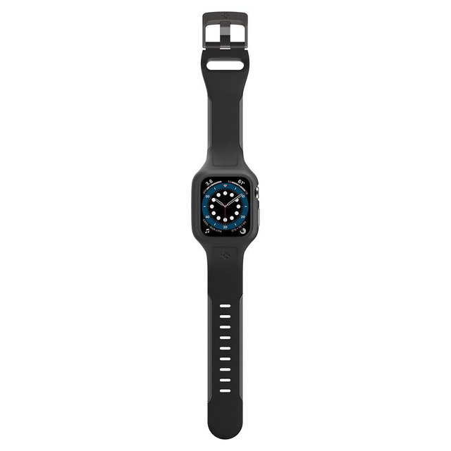 Spigen Liquid Air "Pro" Schutzhülle für Apple Watch 4 / 5 / 6 / 7 / SE (40 / 41 mm) Schwarz