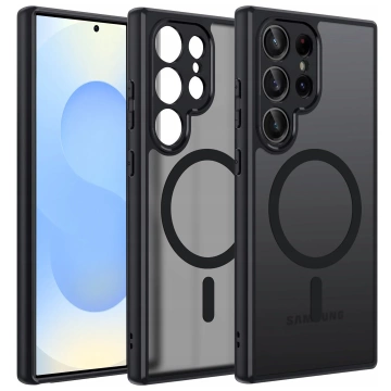 Samsung Galaxy S25 Ultra Case Alogy Matte HybridMag™️ MagSafe Case Matte Black