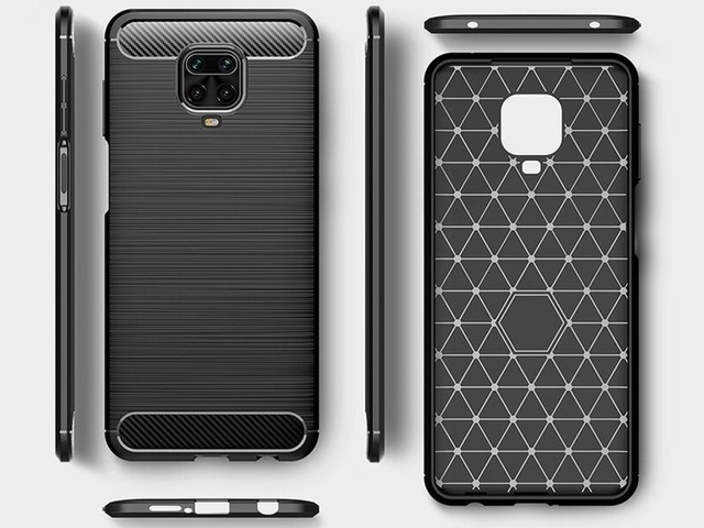 Alogy Rugged Armor case for Xiaomi Redmi Note 9S/ Pro/ Max black