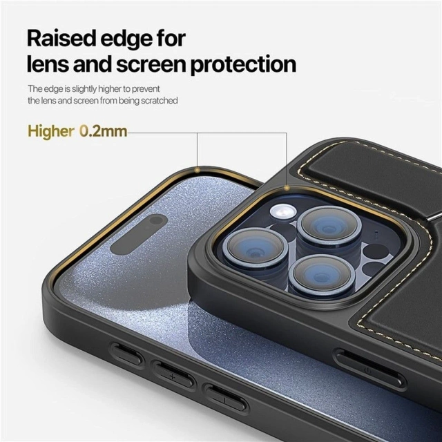 DUX DUCIS Rafi II Mag – Rückseite mit Ständer, kompatibel mit MagSafe für iPhone 15 Pro