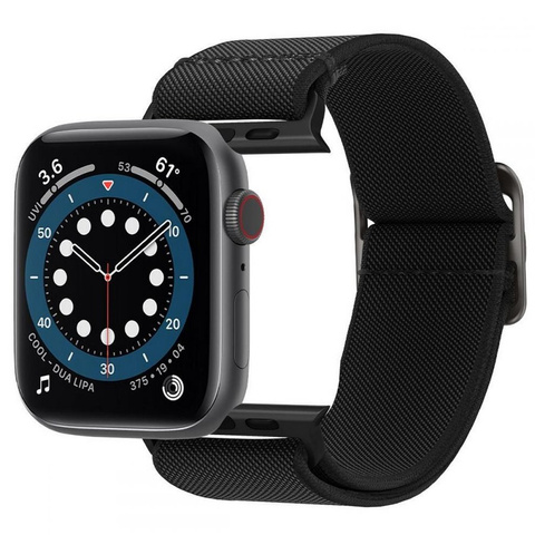 Řemínek Spigen Fit Lite pro Apple Watch 2/3/4/5/6/7 / SE 42/44 / 45 mm černý