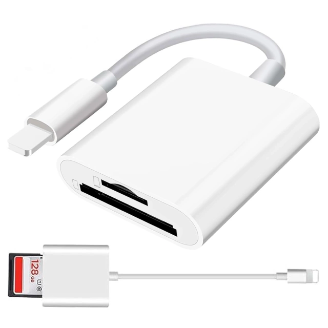 Alogy SD Micro Card Reader for iPhone iPad Lightning Adapter