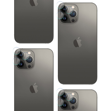 Hülle Glas-Bildschirmlinse für iPhone 15 Pro Max Set 3mk Comfort Set 4in1 Hülle Linse gehärtet