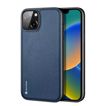 Чохол-накладка Dux Ducis Fino нейлоновий iPhone 14 синій