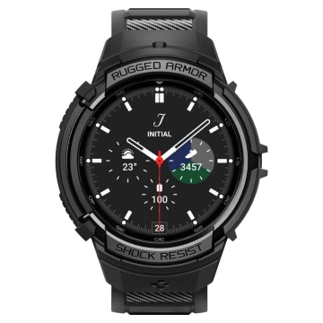Etui Spigen Rugged Armor ”Pro” для Samsung Galaxy Watch 6 Classic (47 мм) чорний
