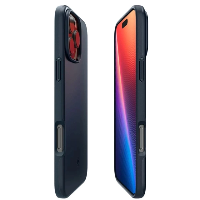 Kryt Spigen Thin Fit MagSafe pro iPhone 16 Pro tmavě šedý – ultra tenký 1,55 mm