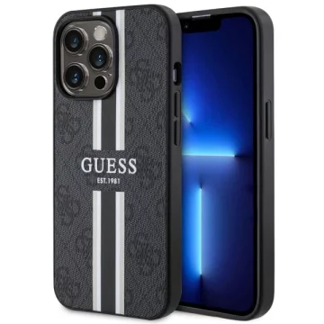 Etui Guess GUHMP13XP4RPSK для iPhone 13 Pro Max 6,7" твердий чохол 4G Printed Stripes MagSafe