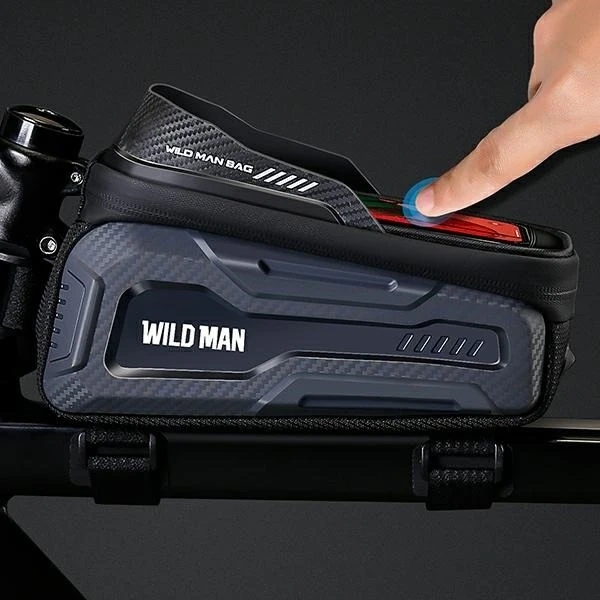 Тримач для телефону на велосипед Wildman M20 зеленого кольору, легке кріплення на раму