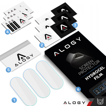 Hydrogel Alogy Hydrogel ochranná fólie pro chytré hodinky pro Xiaomi Mi Band 6