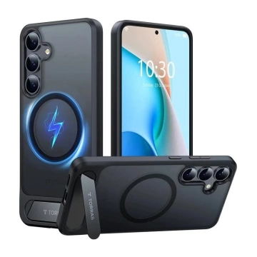 Чохол для Samsung Galaxy S25 чорного кольору, серія Torras Pstand