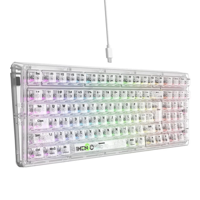 Havit KB875L mechanical gaming keyboard, transparent