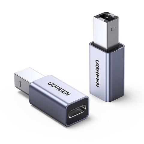 Перехідник USB-C на USB-B UGREEN US382 (для принтера)