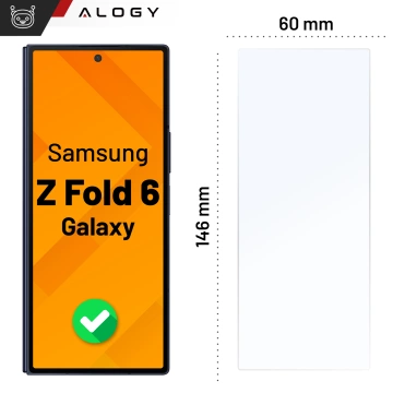 Tvrzené sklo pro Samsung Galaxy Z Fold 6 Alogy Screen Protector PRO ochrana displeje pro externí displej telefonu