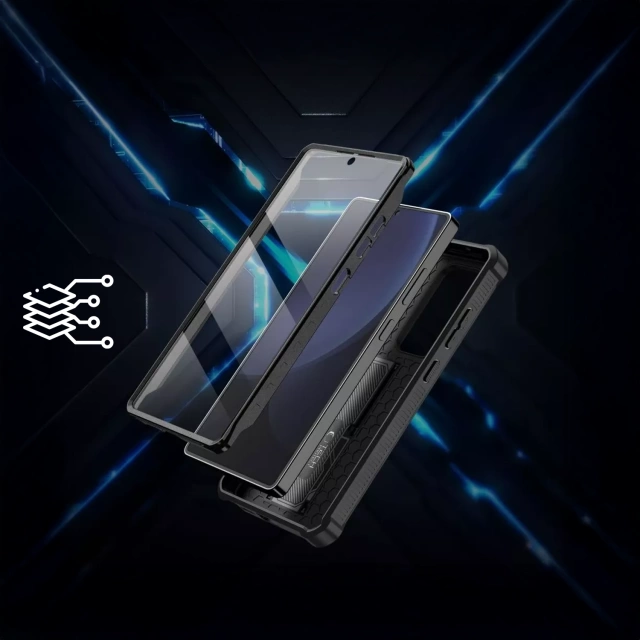 Захисний чохол для Samsung Galaxy S25 Ultra Tech-Protect Kevlar Cam чорний