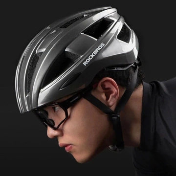 Rockbros ZK-013TI Fahrradhelm - Grau
