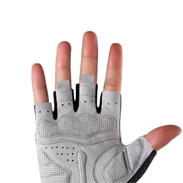 Cyklistické rukavice Rockbros S109GR, veľkosť S - šedá
