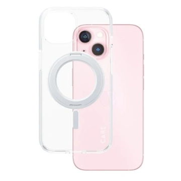 Etui do iPhone 15 CARE von PanzerGlass Kickstand MagSafe Silver