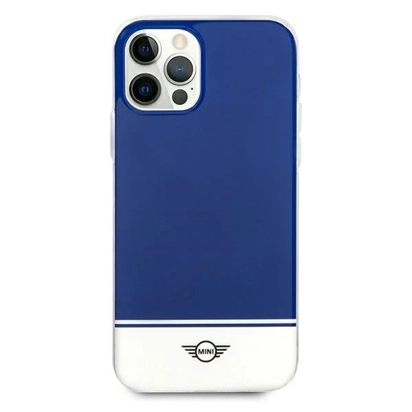 Stripe Collection hardcase phone case for iPhone 12/12 Pro navy/navy
