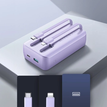 Powerbanka Joyroom JR-PBC06 30W 10000mAh USB-C Lightning fialová