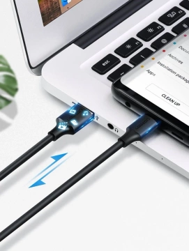 Ugreen cable USB - USB Type C 480 Mbps 3 A 1.5 m black (US287 60117)