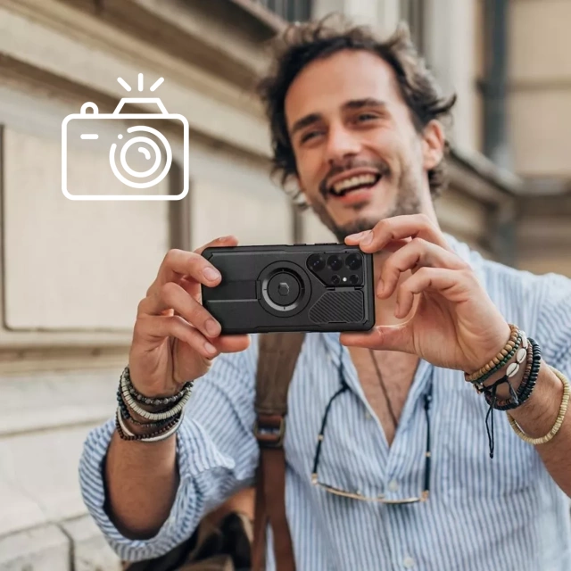 Чохол для Samsung Galaxy S25 Ultra Tech-Protect Kevlar MagSafe Black