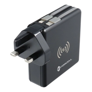 Бездротовий зарядний пристрій POWERBANK Forcell 5in1 10000mAh PD QC