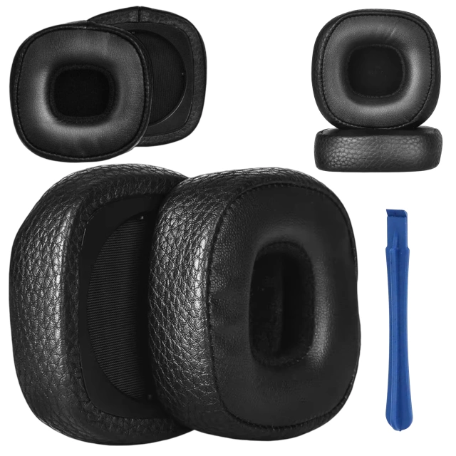 Earpads 2x Replacement Earpads for MARSHALL MAJOR III 3 Black Removal Device
