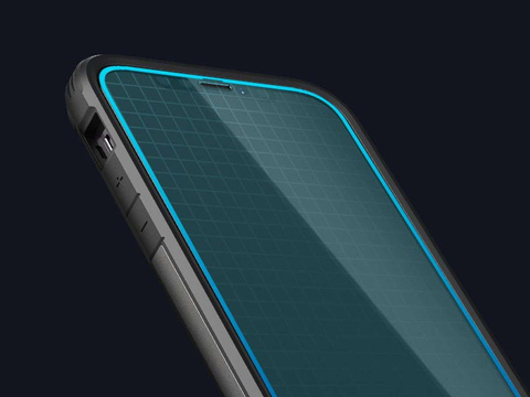 Spigen x2 ALM Glas.tR FC Glas für Apple iPhone 12/12 Pro 6.1 Schwarz