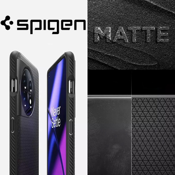 Ochranné puzdro na telefón Spigen Liquid Air pre OnePlus 11 5G Matte Black