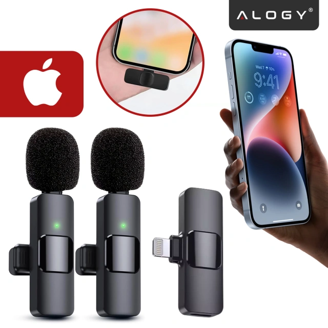 2x bezdrátový klopový mikrofon USB-C typu C Android iOS pro telefon Tablet Malé mikrofony Sada dvou mikrofonů