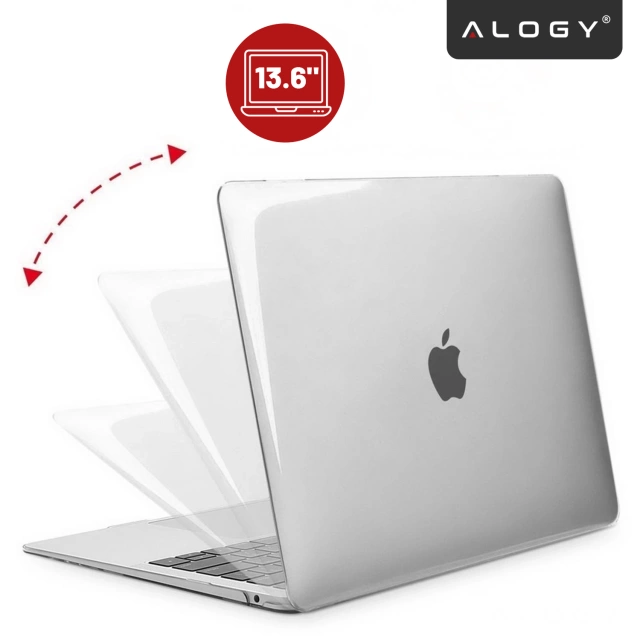 Жорсткий чохол Etui Alogy для Apple Macbook Air 13 2022 M2 A2681 13,6" Przezroczyste
