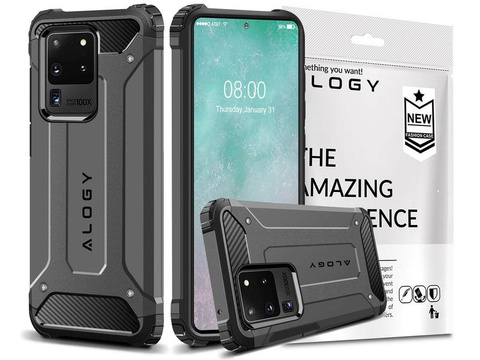 Чохол Alogy Hard Armor для Samsung Galaxy S20 Ultra сірий