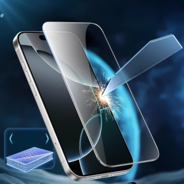 Matné tvrzené sklo pro Apple iPhone 16 Pro Max 3mk HardGlass Matt Max Enhanced Screen Protection 9H