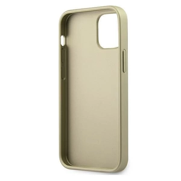 Guess GUHCP12SIGLGO iPhone 12 mini 5,4" zlatý/zlatý pevný obal Iridescent