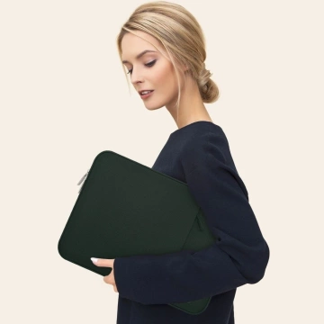 Etui Tech-Protect Sleevy 15–16" Zielone Midnight Green na Laptopa