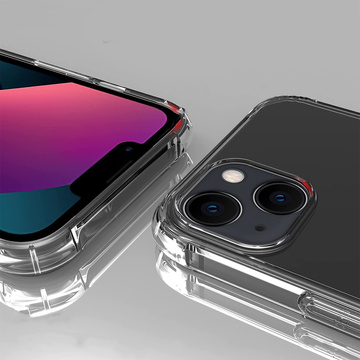 ShockProof Alogy Armored Case for Apple iPhone 14 Plus Clear Glass