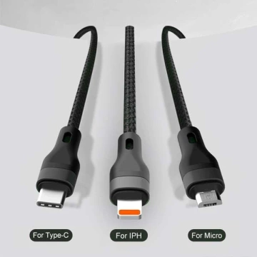 EcoBox Sada FM vysielač Bluetooth 2xUSB PD 20W 3v1 USB kábel čierny