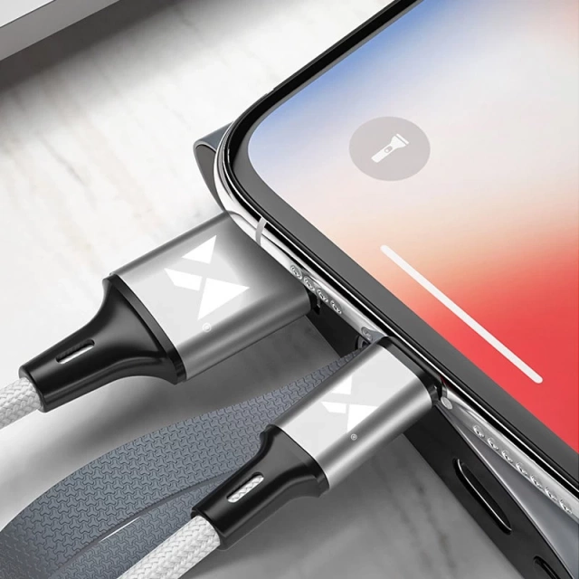 Кабель Wozinsky Кабель USB - Lightning 2.4A 1m білий (WUC-L1W)