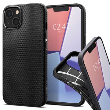 Etuiový obal Spigen Liquid Air pro Apple iPhone 13 Matte Black