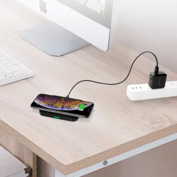 Choetech Qi 10W Wireless Charger Kit für Kopfhörer schwarz (T511-S) Q5003 Wandladegerät europäischer Standard weiß AB Kabel 1,2m weiß
