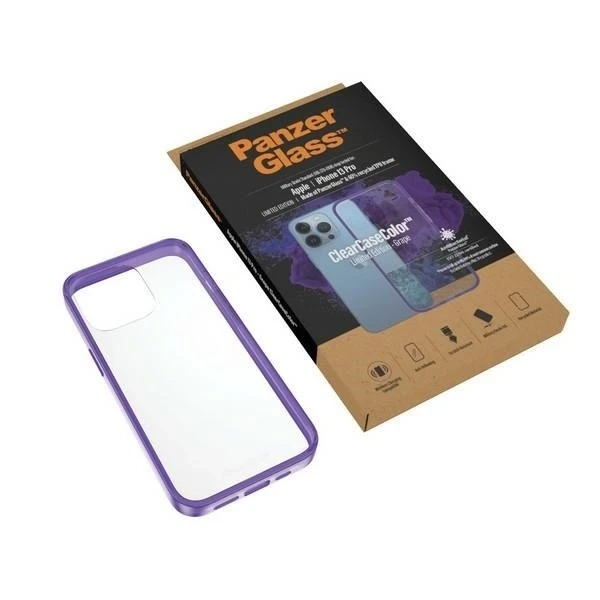 Чохол для iPhone 13 Pro PanzerGlass ClearCase, антибактеріальний, військового класу