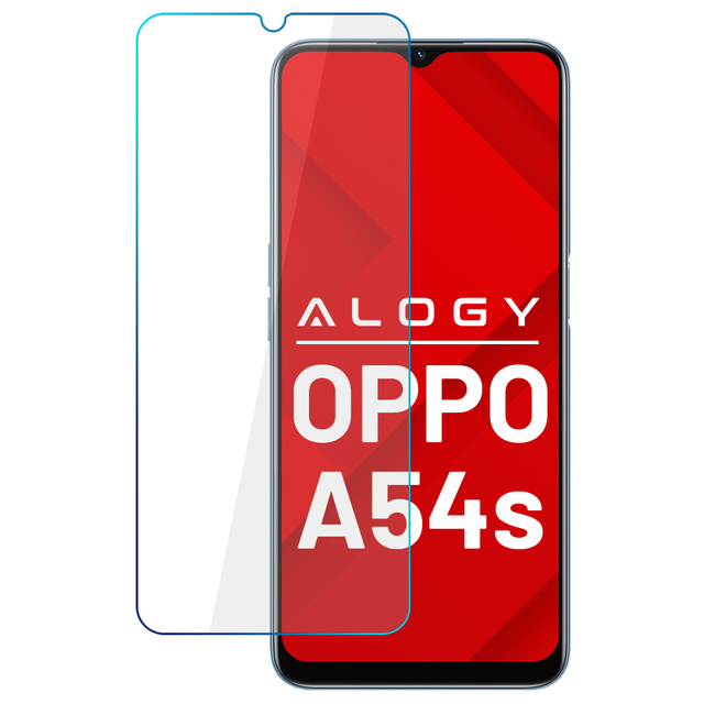 Захисне скло для екрану Oppo A54s з загартованого скла 9H Alogy