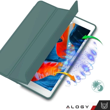 Чохол для Apple iPad 10.2 9 Gen 8/7 2021/2020/2019 Smart Pencil Case Alogy TPU Tablet Cover Green