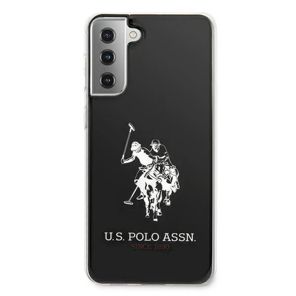 US Polo Shiny Big Logo phone case for Samsung Galaxy S21 black/black