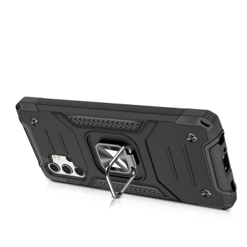 Wozinsky Ring Armour Tvrzené hybridní pouzdro Magnetický držák krytu Samsung Galaxy A73 Silver