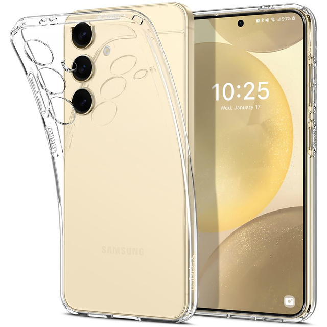 Чохол для Samsung Galaxy S24 Spigen Liquid Crystal Case phone back cover Crystal Clear Glass